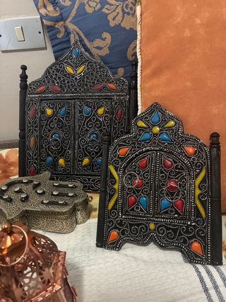 Espejo decorativo de metal