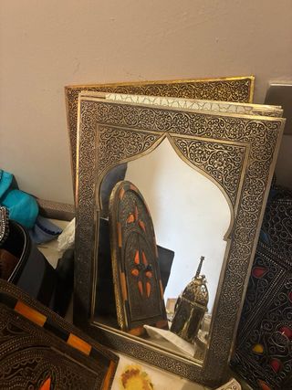 Espejo decorativo de metal