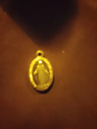 Medalla Virgen Milagrosa 1830 Oro 18k