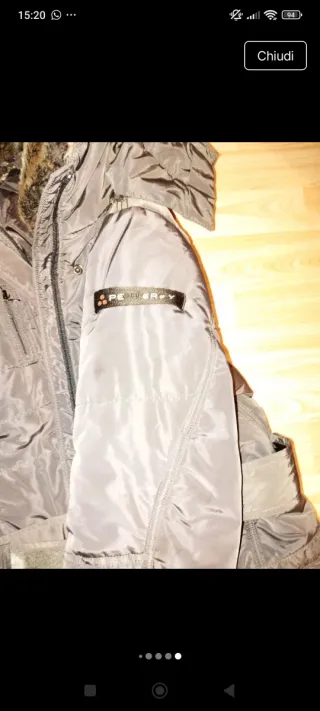 Piumino donna invernale tg 46 marrone