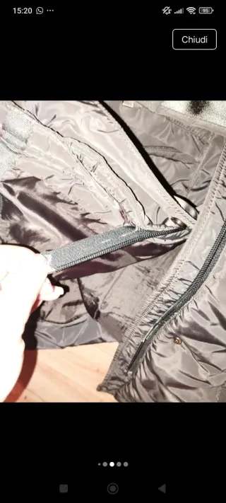 Piumino donna invernale tg 46 marrone