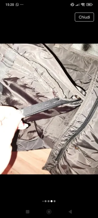 Piumino donna invernale tg 46 marrone