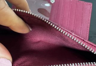 Cartera Stradivarius granate