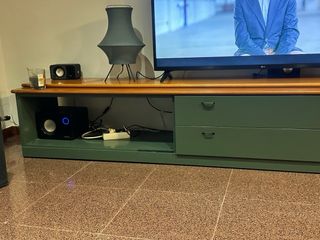 Mueble TV madera y metal