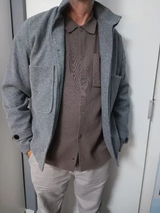 Chaqueta o cazadora de lana de hombre