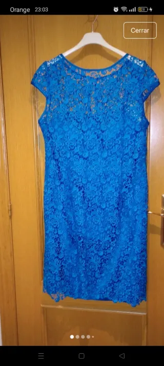 Vestido de ceremonia azul