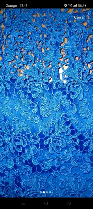 Vestido de ceremonia azul