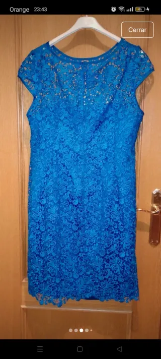 Vestido de ceremonia azul