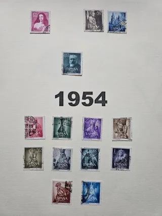 Sellos de España 1951 a 1958