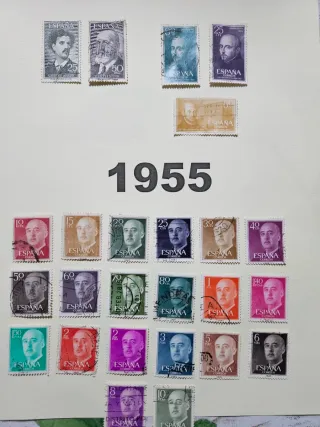 Sellos de España 1951 a 1958