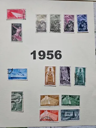 Sellos de España 1951 a 1958