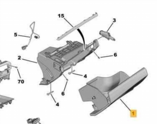 16180681ZD GUANTERA PEUGEOT 3008 - (2022, 2023, 2