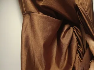 Vestido largo Jazmín marrón talla única