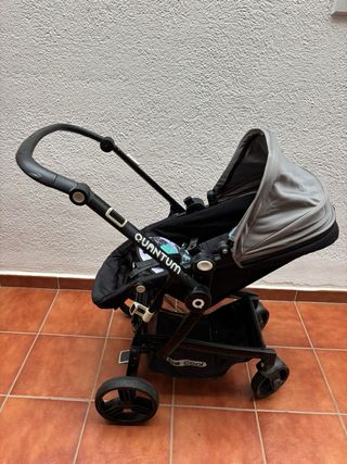 Silla de coche Be Cool Twice Negra 2 en 1.