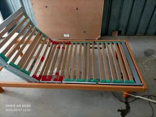 Cama articulada eléctrica madera y metal 660552139