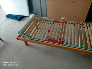 Cama articulada eléctrica madera y metal 660552139