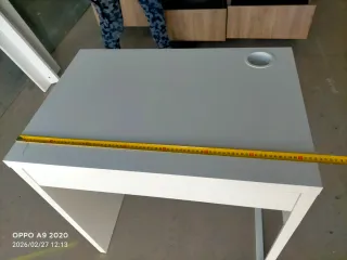 Escritorio moderno blanco y gris 660552139