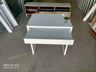 Escritorio moderno blanco y gris 660552139