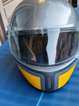 Casco Moto Nexx Grigio Giallo
