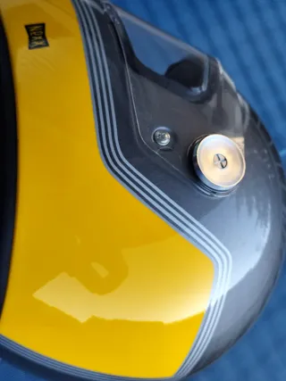 Casco Moto Nexx Grigio Giallo