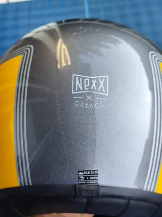 Casco Moto Nexx Grigio Giallo