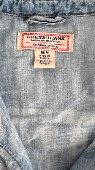 Guess Blusa vaquera azul mujer Talla M