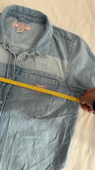 Guess Blusa vaquera azul mujer Talla M
