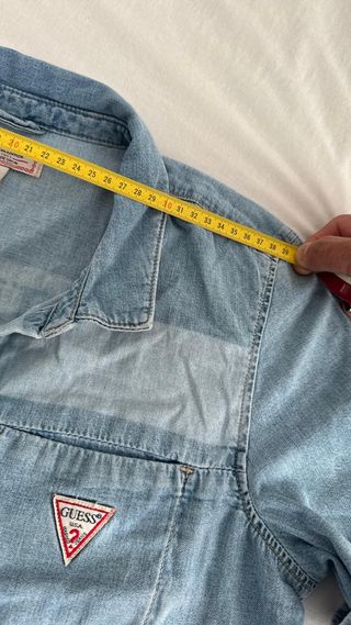 Guess Blusa vaquera azul mujer Talla M