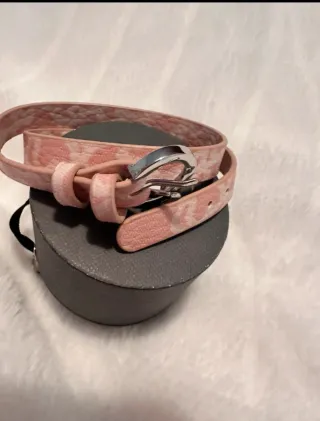 Pulsera Tous Oso Rosa y Plata