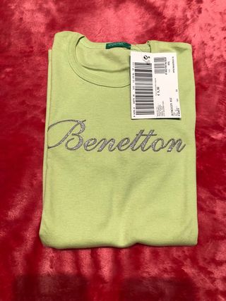 Lote 4 Camisetas Benetton Junior Niña