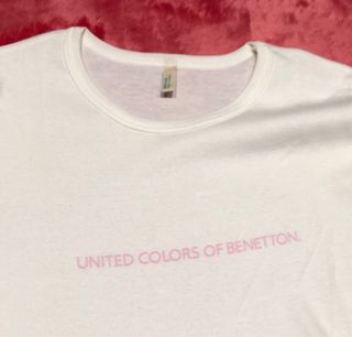 Lote 4 Camisetas Benetton Junior Niña