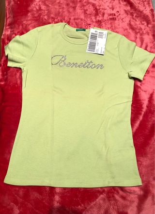 Lote 4 Camisetas Benetton Junior Niña