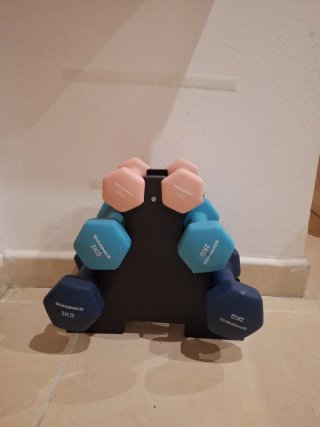 Set de Mancuernas Hexagonales