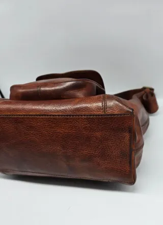 Borsa The Bridge in pelle marrone