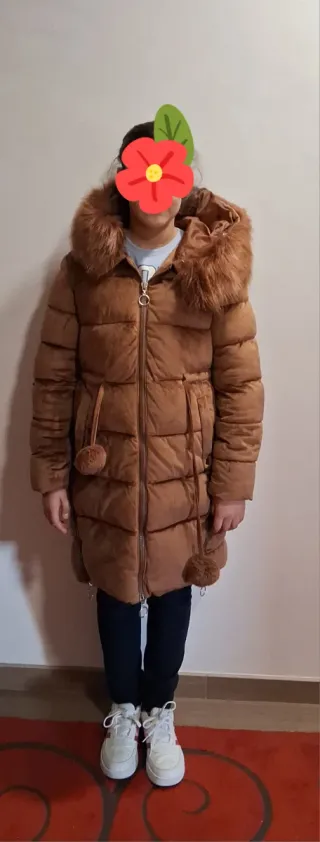 Chaquetón de invierno marrón