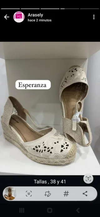 Sandalias de cuña Esperanza