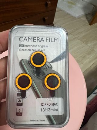 Protezione per lenti fotocamera iPhone 12 Pro Max e 13 Mini