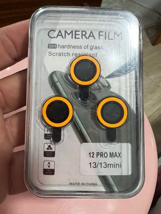 Protezione per lenti fotocamera iPhone 12 Pro Max e 13 Mini