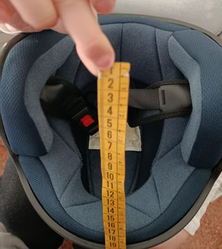 Casco moto VCAN jet, visera ahumada transparente