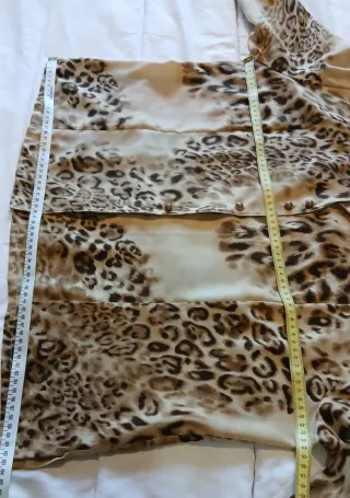 Blusa vintage estampado animal print