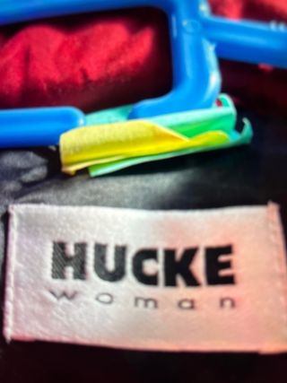 Parka de plumas roja