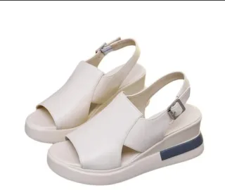 Sandali Ciabatta Donna Beige N. 40