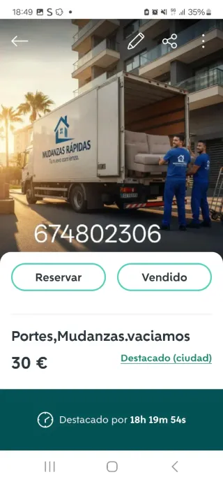 Portes.mudanzas.limpiezas