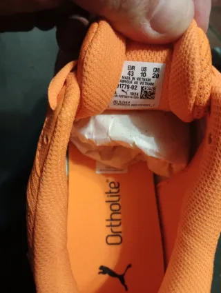 Zapatillas Puma Inhale Reflective Naranja Flúor