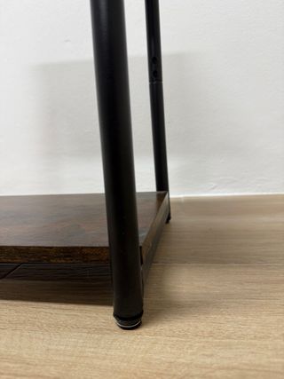 Mesa auxiliar madera y metal