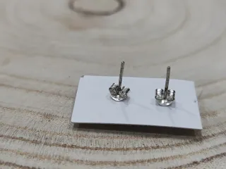 Pendientes Plata Ley Ojo de Tigre Redondos