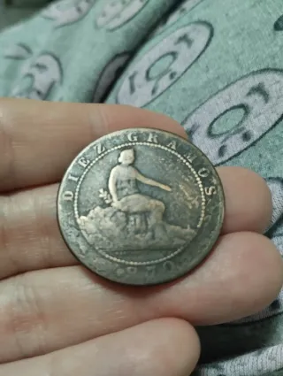 Moneda 10 Céntimos 1870