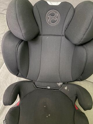 Silla coche Cybex 15-36 kg. Manchas de. Chupa chup