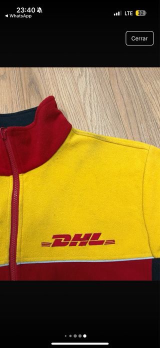 Chaqueta Polar DHL Vintage 90s – Workwear Oficial