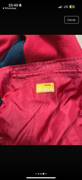 Chaqueta Polar DHL Vintage 90s – Workwear Oficial